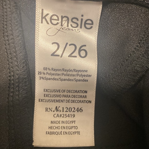 KENSIE JEANS BLACK - Picture 2 of 2